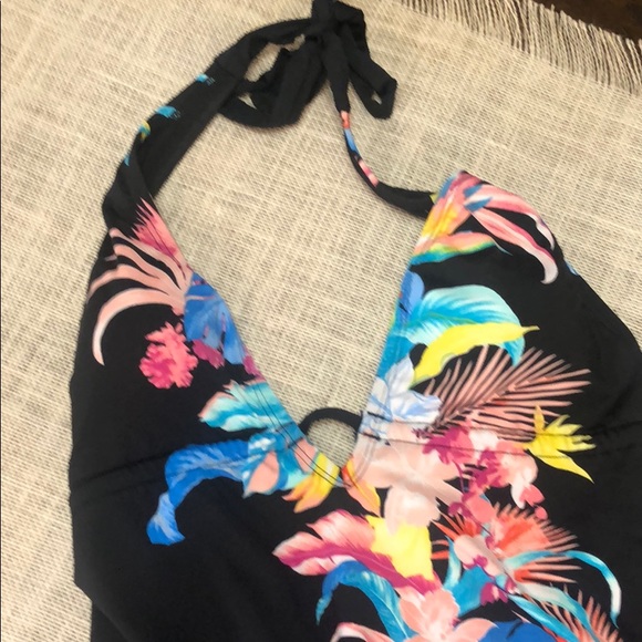Laundry by Design Floral One Piece Swimsuit NWOT L - Picture 6 of 14